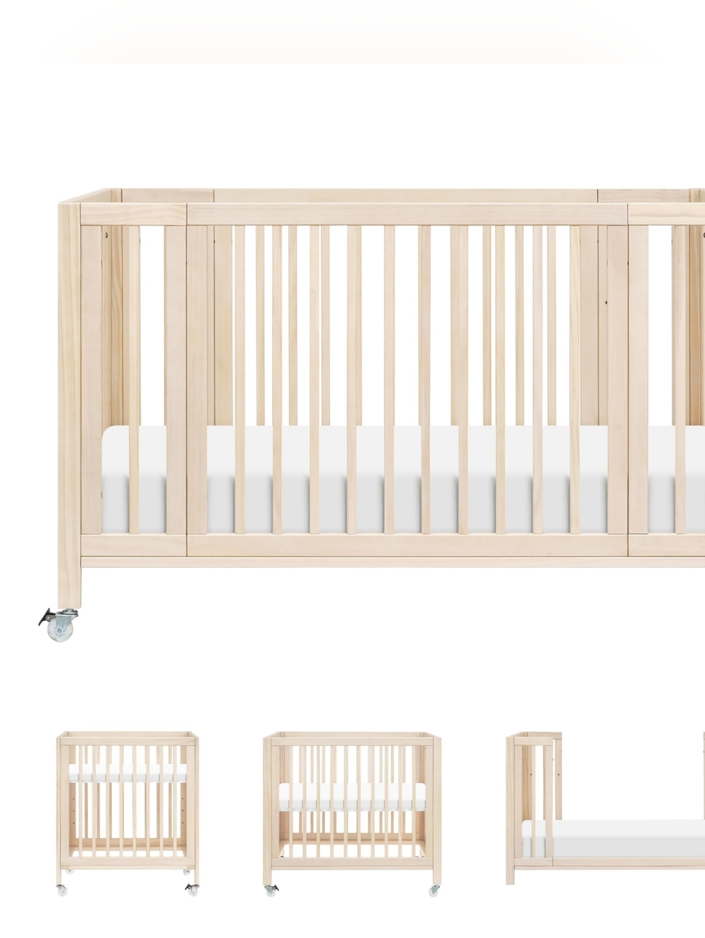 Babyletto Rolli 9-in-1 Convertible All-Stages® Bassinet to Full-Size Crib